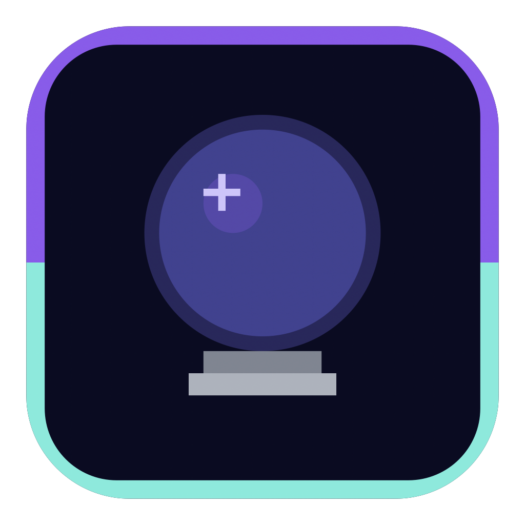 Crystal ball Dock icon